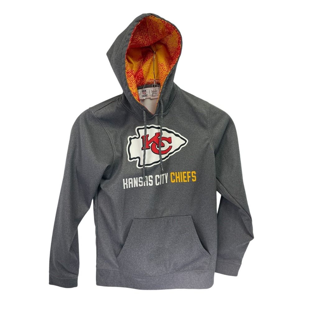 KC Chiefs /NFL‎  NFL Apparel Grey Sz Small Hoodie (Q39) NW/OTs